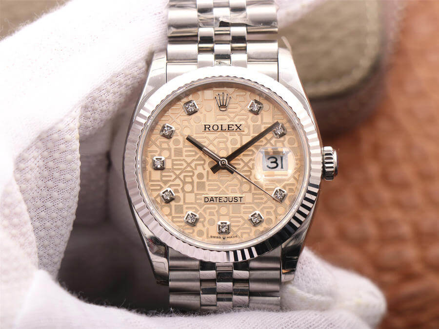 Replica R01ex Datejust M126234-0023 1:1 Best Edition EW Factory D1am0nd Dial