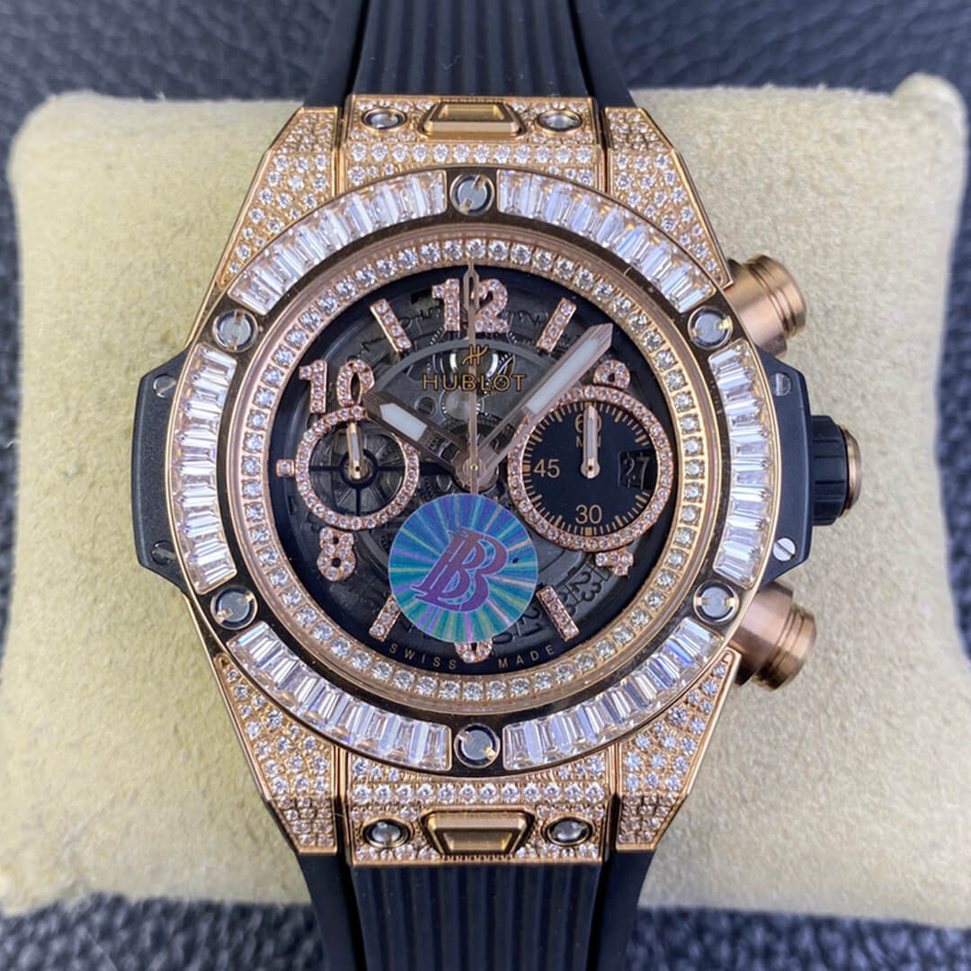 Replica Hublot BIG BANG Unico 421.OX.1180.RX.0904 1:1 Best Edition BB Factory D1am0nd Case