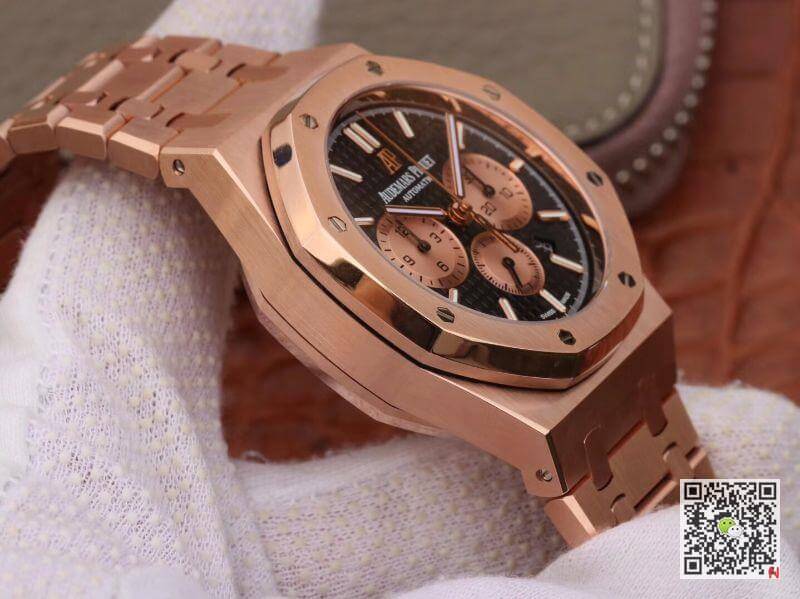 Replica Audemars P1g*et Royal Oak Chronograph 26331OR.OO.1220OR OM Factory Men Watches 1:1 Best Edition Swiss ETA7750 18K Rose gold on stainless steel bezel