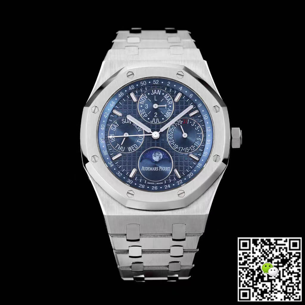 Replica Audemars P1g*et Royal Oak 26574ST.OO.1220ST.02 1:1 Best Edition APS Factory Blue Dial