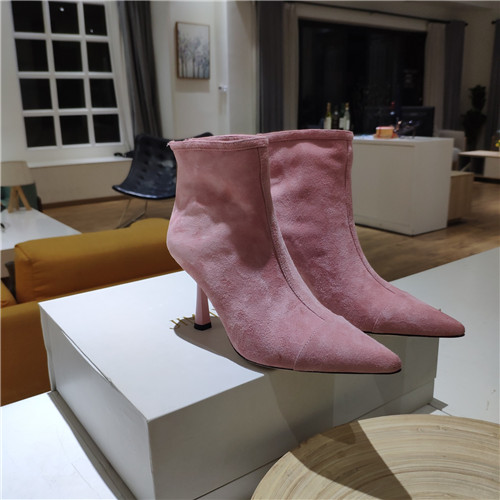 J1m*y Ch00 leather high heel boots