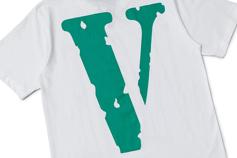 Replica Vlone Green V Staple Tee