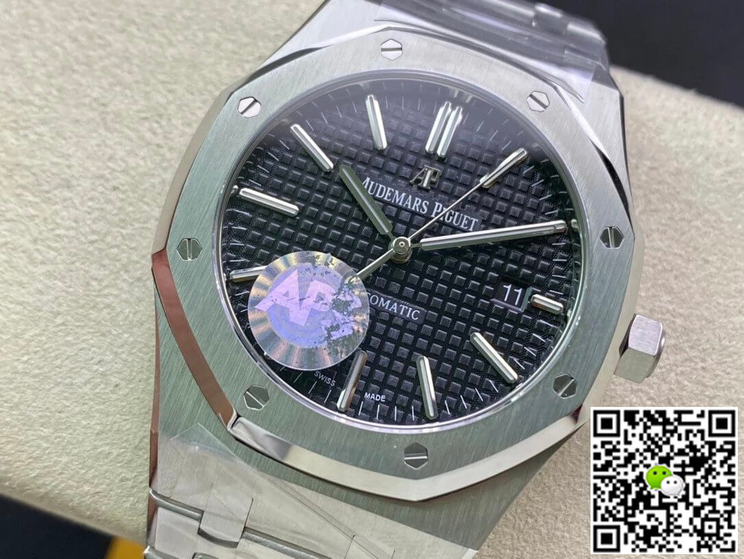 Replica Audemars P1g*et Royal Oak 15400ST.OO.1220ST.01 1:1 Best Edition APS Factory Black Dial