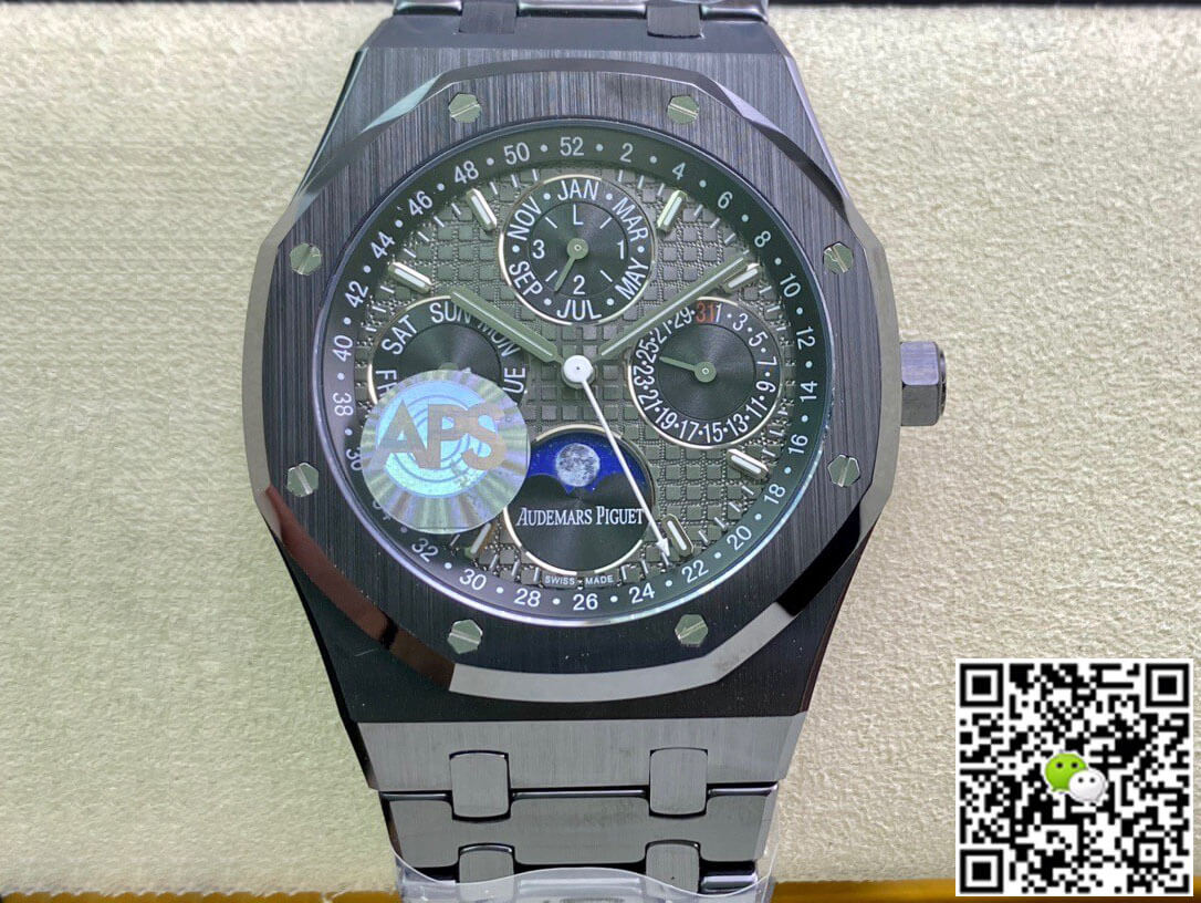 Replica Audemars P1g*et Royal Oak 26579CE.OO.1225CE.01 1:1 Best Edition APS Factory Black Dial