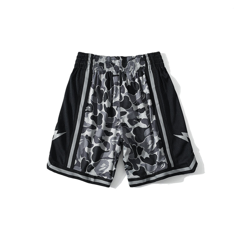 BAPE APE Shorts Camo Blue Red Green Black Pants HDCP8760