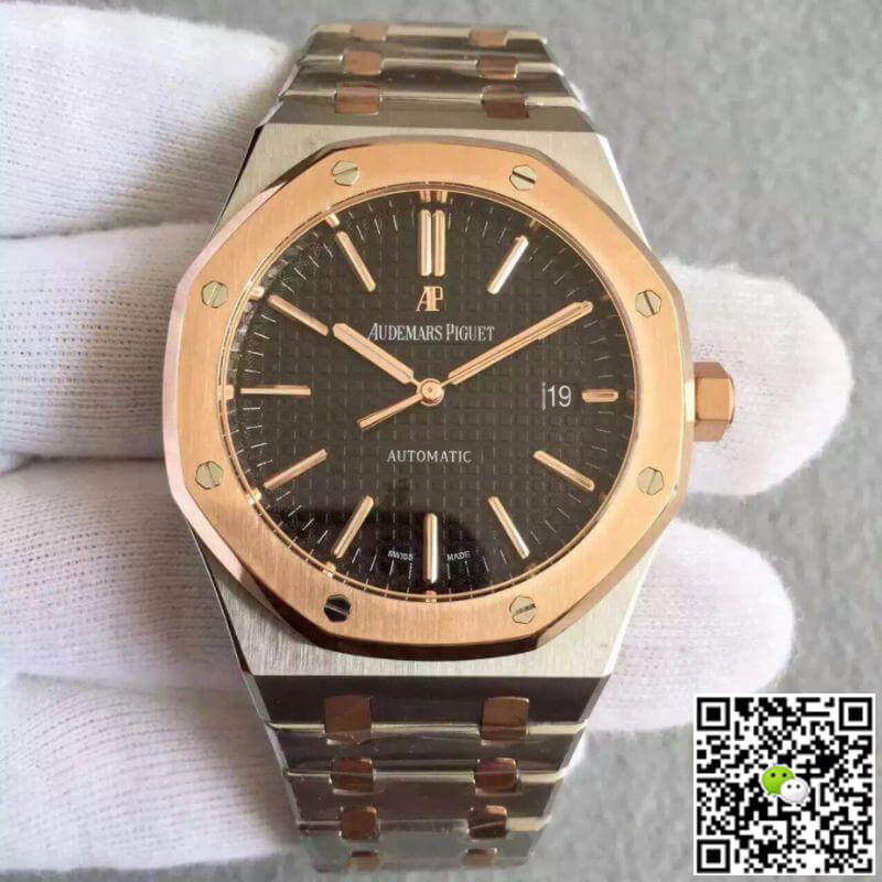 Audemars P1g*et Replica 15400 JF Factory 1:1 Best Edition Swiss ETA3120 Black Dial