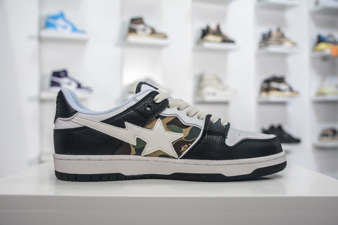 A Bathing Ape Bape SK8 Sta Black Camo