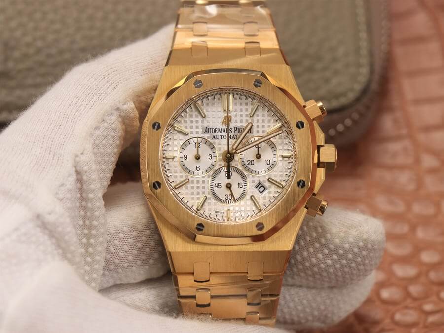 Replica Audemars P1g*et Royal Oak 26320BA.OO.1220BA.01 1:1 Best Edition OM Factory Silver White Dial