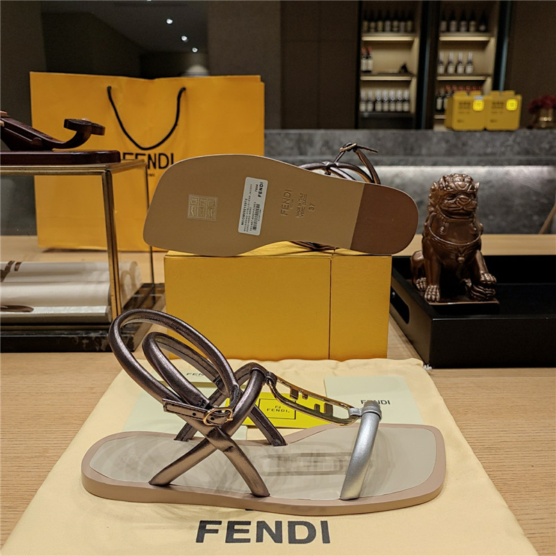 F**di flat beach sandals