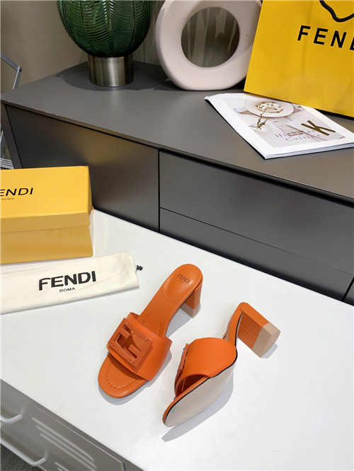 F**di thick heel sandals