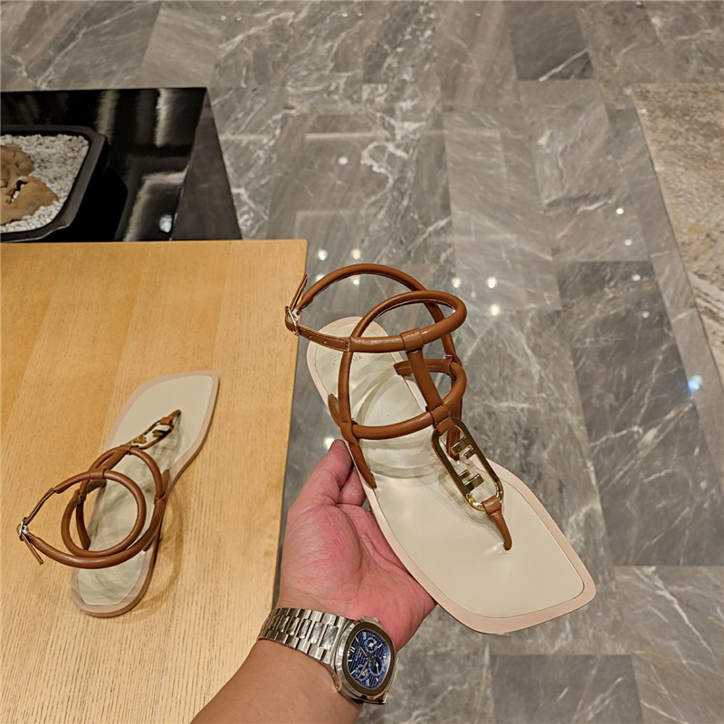 F**di flat beach sandals