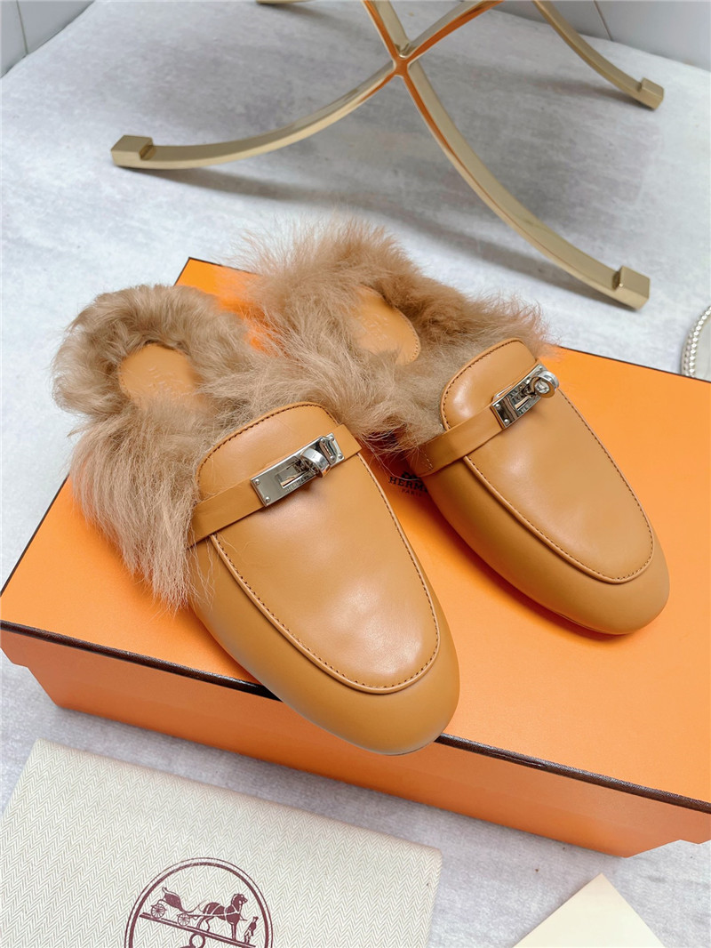 H**me5 classic wool slippers