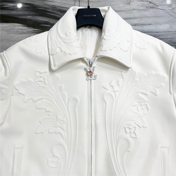 2023fw LV Real Leather Jacket Top Version